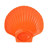 Maxbell Seasoning Dish with Sauce Compartment for Tomato Sauce Sushi Appetizer Orange