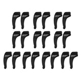 Maxbell 10 Pairs Anti Slip Glasses Ear Hook Tip Spectacles Grip Temple Holder Black