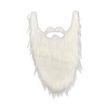 Maxbell Long Beard Costume Adult Kids Dwarf Gnome Beard for Festive Party Supplies White