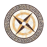 Maxbell European Style PVC Floor Sticker Self-adhesive Tiles Decal for Livng Room 01