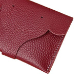 Maxbell Portable Women wallet Holder Snap Button Mens Change Key Case Organizer Red