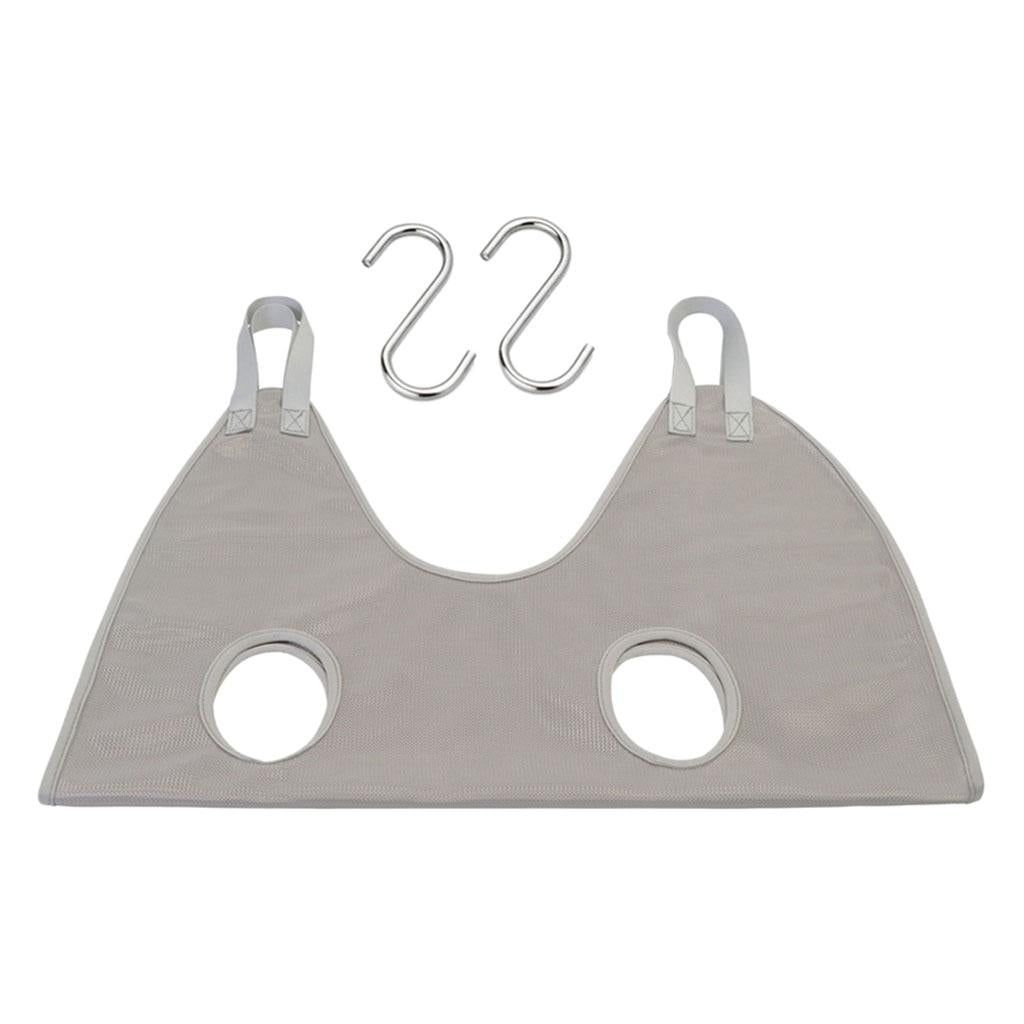 Maxbell Pet Grooming Hammock Fixing Claw Professional Breathable for Dog Cat S Grey