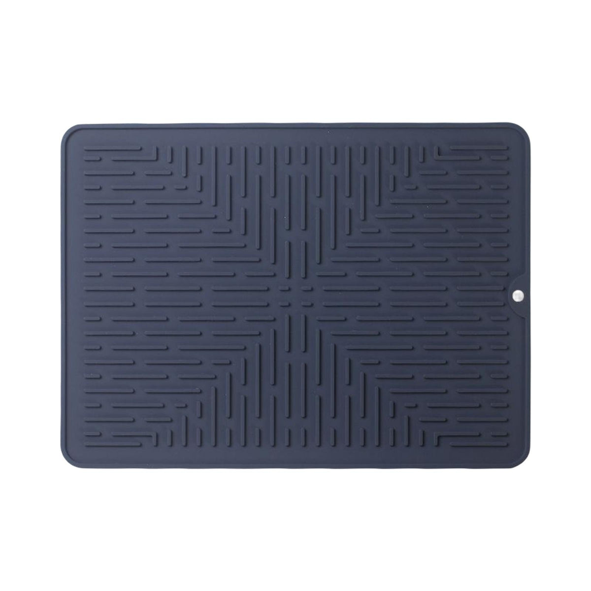 Maxbell Silicone Drain Pad Non Slip Anti Scald Easy Clean for Kitchen Utensils dark gray