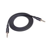 Maxbell AUX Cable 3.5mm Auxiliary Cable Audiophiles 3.5 mm Male Cable Headphone black
