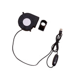 Maxbell BBQ Blower 5V Fire Stove Fan Grills Fan for Camping Cooking Accessories USB Adjustable Set A