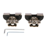 Max Maxb 2x Pillar Hood Clamp Holder Universal Car LED Work Light Bar Mount Bracket