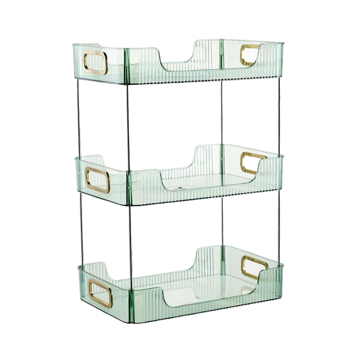 Maxbell Cosmetic Storage Rack Organizer Shelf for Kitchen Home Pantry Countertop Green