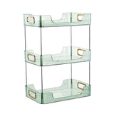 Maxbell Cosmetic Storage Rack Organizer Shelf for Kitchen Home Pantry Countertop Green