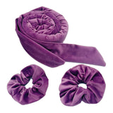 Maxbell Overnight Heatless Curling Rod Hair Roller Comfortable for Long Short Hair Violet