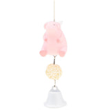 Maxbell Creative Vinyl Angel Windbell Home/Wall/Door Hanging Ornament Gift Pig