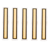 Max Maxb 5pcs Classical Guitar Bridge Tie Blocks Wooden Inlay DIY Guitar Accessories