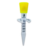 Maxbell Golf Tee Ball Holder Adjustable Height for Golf Training Indoor Outdoor Yellow