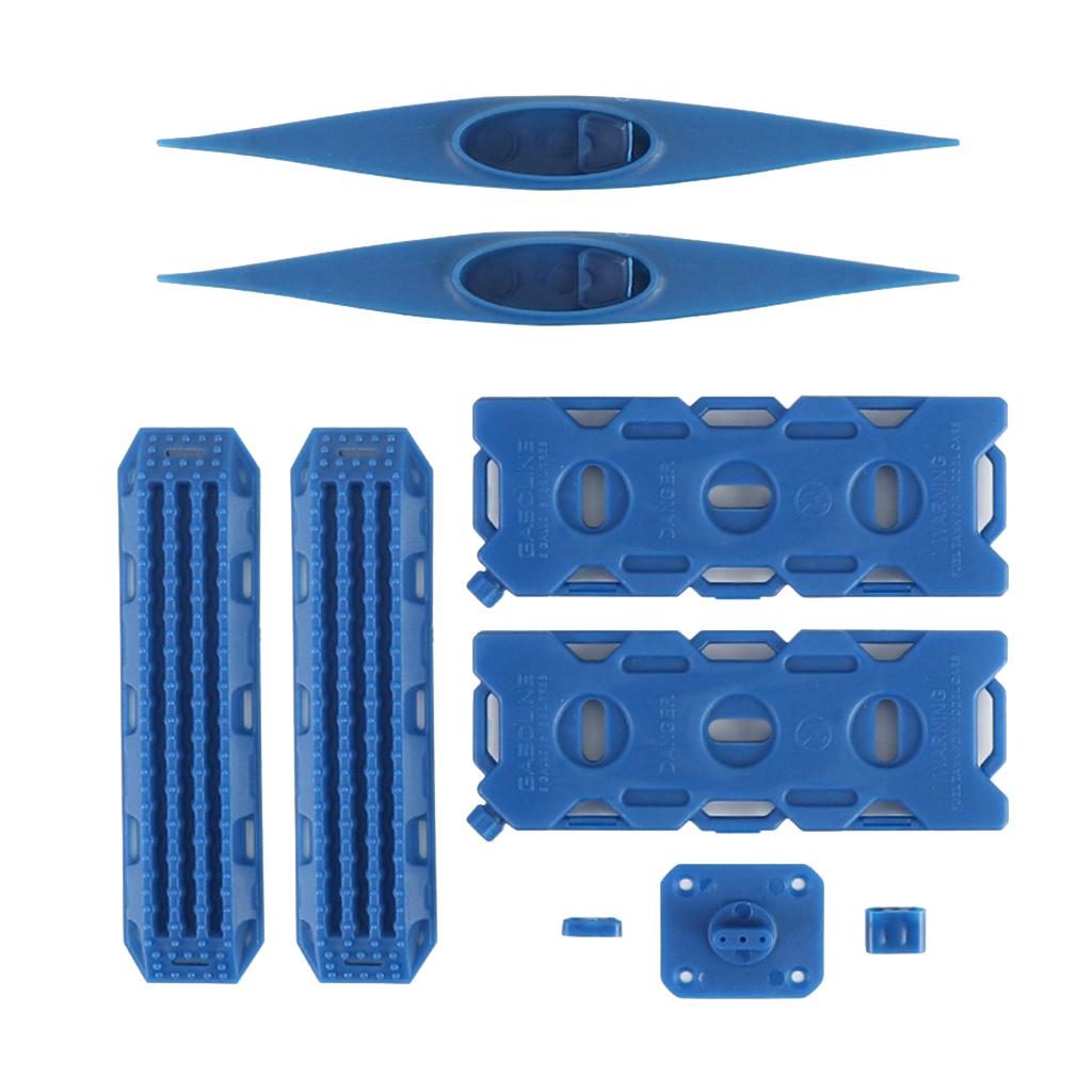 Maxbell RC Rock Crawler Simulated Decoration Escape Plate Fuel Tank Yacht Blue