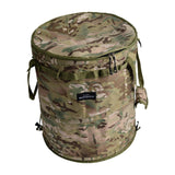 Maxbell Camping Trash Can Foldable Dirty Clothes Basket Portable for Garden Picnic Green Sand