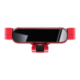 Maxbell Mini Car Vent Phone Holder Gravity Universal Hands Free Easily Clamp Bracket Red