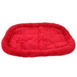 Maxbell Pet Bed for Dog Cat Crate Mat Soft Warm Pad Liner Home Indoor Red