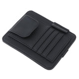 Maxbell Eye Frame Holder Car Sun Glasses Ticket Receipt Card Clip Storage Board Black