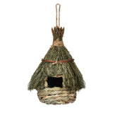 Maxbell Natural Birdhouse Roosting Hut Hanging Birds Cage Nest for Owls Lovebirds