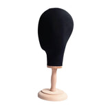 Maxbell Manikin Head Wig Hat Cap Display Stand for Shopping Mall Barbershop Beginner