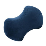 Max Soft Memory Foam Knee Leg Pillow Back Hip Support Relief Cushion Dark Blue