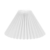 Maxbell Modern Lamp Shade Lampshade Fanshaped Light Cover Dust-proof White_24cm