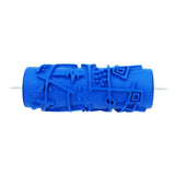 Max Maxb 5'' Rubber Printing Roller DIY Paint Brush Wall Painting Decor Tool 056Y
