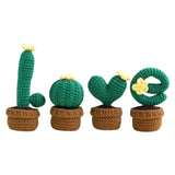 Maxbell Crochet Kit Accessories Handmade Crocheted Planter for Kids Teens Beginners Deep Green