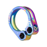 Maxbell Maxbell Aluminum Alloy Bicycle Seatpost Clamp Bike Seatpost Clip for Folding Bikes 31.8mm Colorful