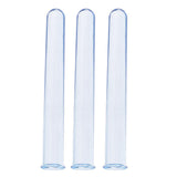 Max 3Pcs Round Bottom Plastic Test Tube Cocktail Bar Supplies Plastic Products Blue 15cm