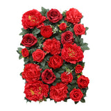 Max Artificial Flower Wall Wedding Venue Flower Pillar Main Road Decor Red