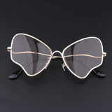 Max Resin Frame Sunglasses Travel Party Eyeglasses For Women Men Champagne