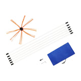 Maxbell Chimney Cleaner Flexible Dryer Lint Brush Kit with Rods for Fireplace 6M