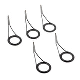 Max 5pcs Fishing Rod Eyes Ceramic Ring Spinning Rod Guides Line Rings Size 25
