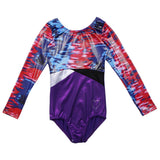 Maxbell Kids Girls Long Sleeve Gymnastic Leotard Bodysuit Dancewear 10(9-10Y)