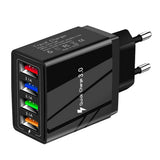 Maxbell USB Power Adapter Home Wall Charger EU Plug for Phones Charger Black