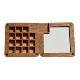 Maxbell Travel Paint Tray Painting Art Supplies Oil Paint for Kids or Students Oak 15 Grids
