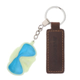 Maxbell Diving Key Ring Glow in Dark Keychain for Outdoor Night Walking Green