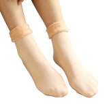 Maxbell Winter Warm Thick Socks Snow Boots Thermal Socks Velvet Sleeping Socks Skin
