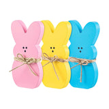Maxbell Easter Bunny Ornaments Rabbit Shape Ornament for Dorm Living Room three