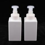 Max Empty Plastic Square Pump Bottle Jar Foam Dispenser for Liquid Lotion White