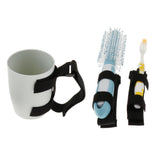 Max 3 Pieces Toothbrush Cup Hair Comb Brush for Hand Tremors Arthritis Elderly