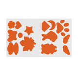 Maxbell Down Jacket Repair Patches Clothing Repair Patch Fabric Patch for Clothes 21pcs Orange