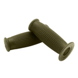 Max Pair Universal Motorcycle HandleBar Hand Grip Retro Handlebar Green 22 24MM