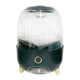 Maxbell 6 Compartment Rotary Rice Dispenser Dry Food Storage Containers Storage Box Green