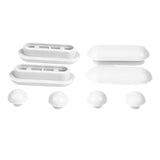 Maxbell Bidet Toilet Lid Bumpers Replacement Kit Toilet Accessories for Hotel Home White