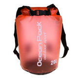 Maxbell Woman Waterproof Dry Bag Rafting Kayaking Sailing Canoe Backpack 20L Orange