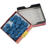 Max 50Piece Billiard Pool Cue Tips Cue Pool Stick Replacement Tips with Box 9mm