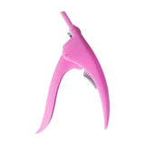Maxbell False Nail Clipper Adjustable Sharp Blade Fake Nail Clippers for Home Salon Rose Red