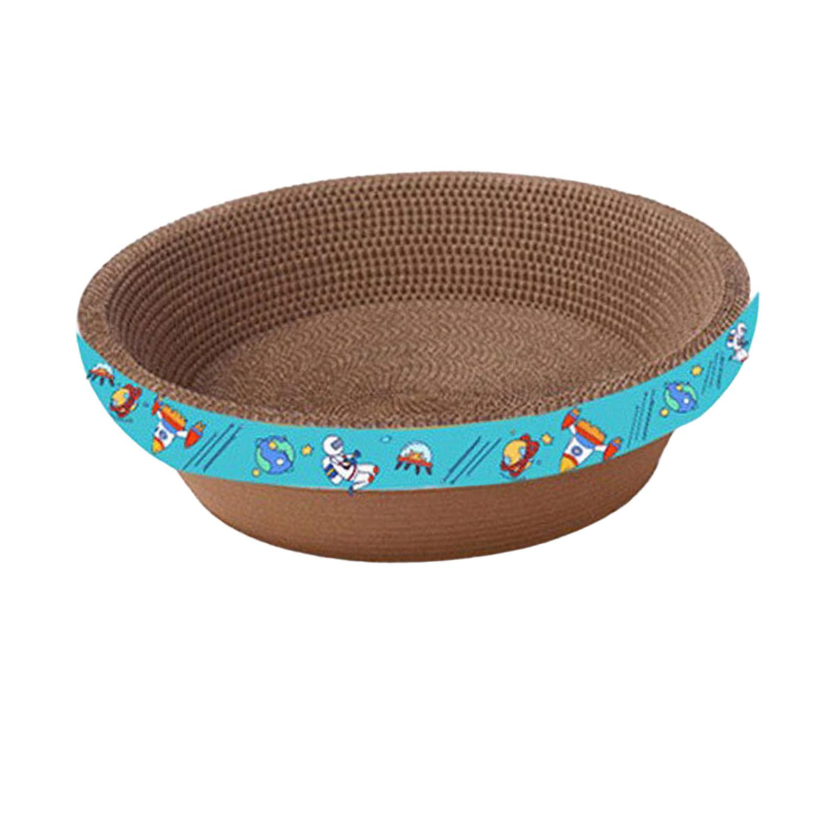 Maxbell Corrugated Scratch Pad Lounge Beds Kitten Sofa Cats Scratcher Cardboard 40cmx10cm
