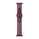 Maxbell Dual-color Perforated Sports Watchband for Apple iWATCH 1234 38/40MM 2